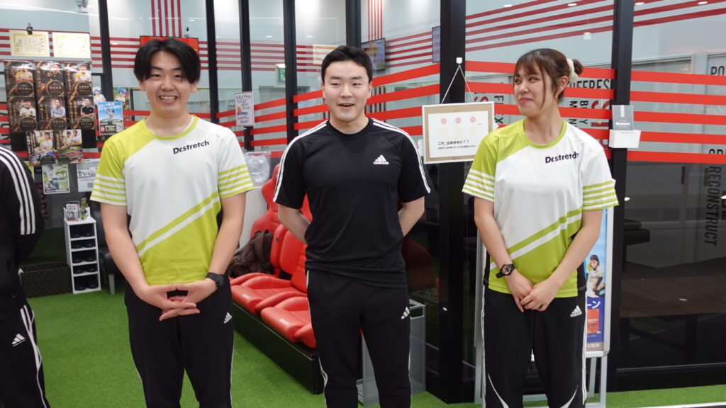 Dr.stretchイオンモールむさし村山店で働く飯田トレーナー