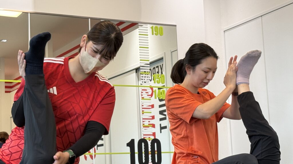 Dr.stretchでお客様と向き合うトレーナー