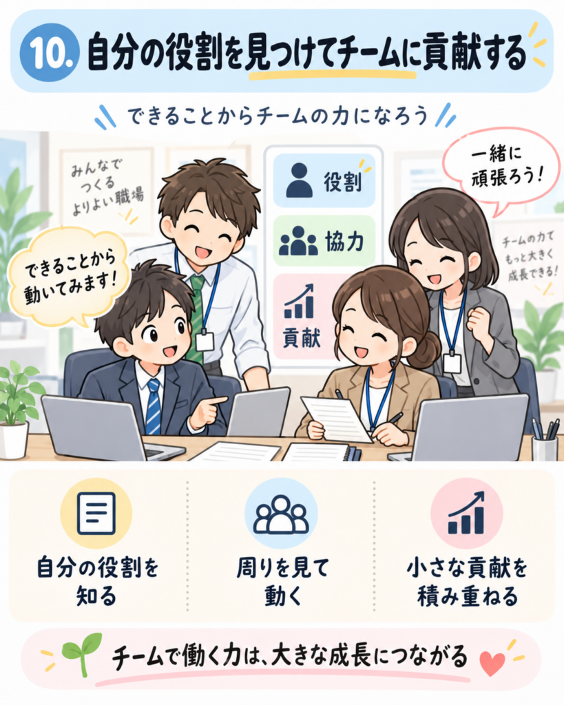 社会人一年目からチームに貢献する